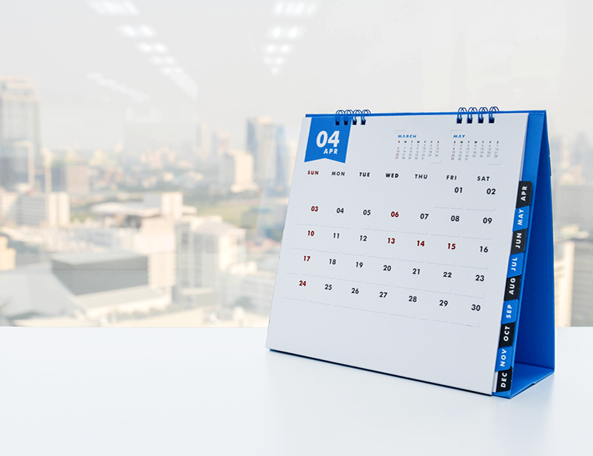 Kalendāru izgatavošana - galda kalendāra dizains